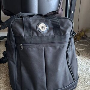 Zip Travel Carry Spacious Storage Tote with Wheels & Key